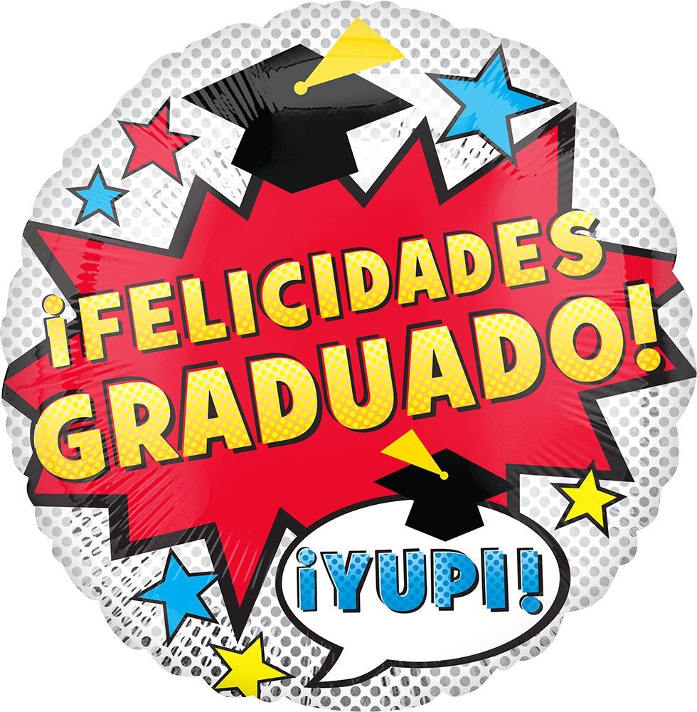 17&quot; Felicidades Graduado Dots (112)