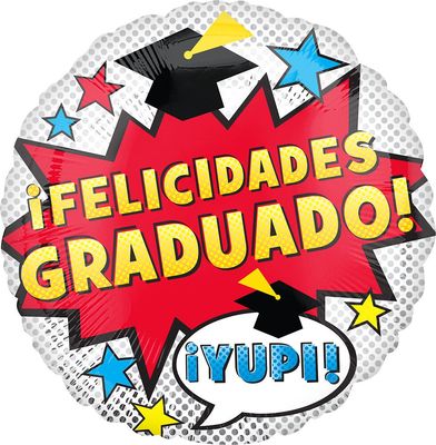 17&quot; Felicidades Graduado Dots (112)
