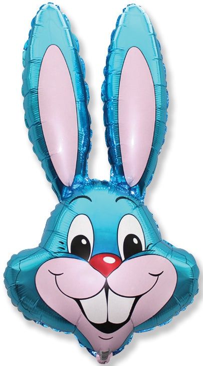 35&quot; Bunny Rabbit Head (103-6), Color: Blue
