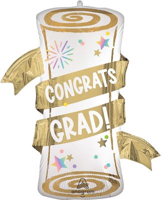 31&quot; Satin Pastel Grad Party Diploma (121)