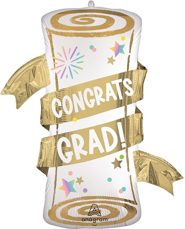 31&quot; Satin Pastel Grad Party Diploma (121)
