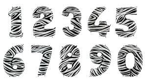 40&quot; Zebra Number Balloons (502-1-9)