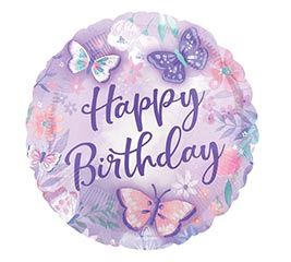 17&quot; HBD Butterfly Flutters (1000)