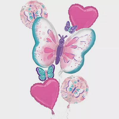 5PC Flutters Butterfly Bouquet (200)