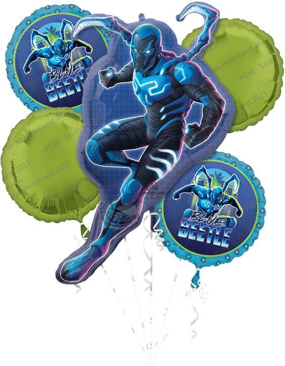 5PC Blue Beetle Bouquet (303)