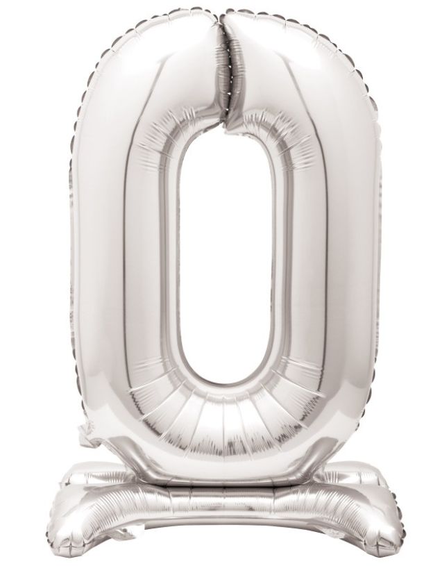 30&quot; Silver Table Number (530-1-9), Number: 0