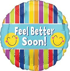 17&quot; Feel Better Soon Stripes (1255)
