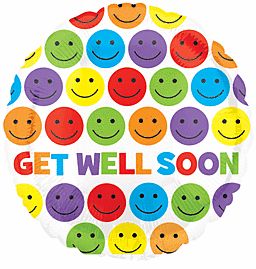 18&quot; Bright Smiles Get Well Soon (1222)