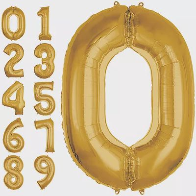50&quot; Gold Number Balloons (534-1-9)