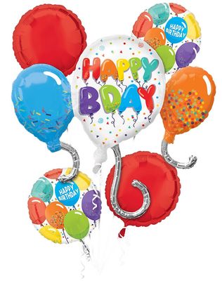 5PC Birthday Celebration Bouquet (323)