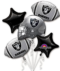 5PC Las Vegas Raiders Bouquet (332-LVR)