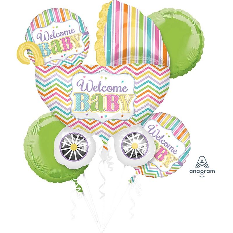 5PC Welcome Baby Bouquet (344)