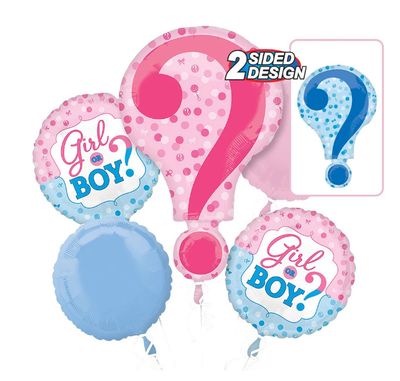 5PC Gender Reveal Bouquet (341)