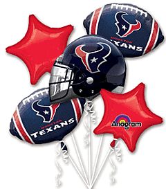5PC Houston Texans Bouquet (332-TEX)