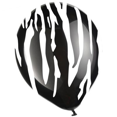 11&quot; Zebra Print latex