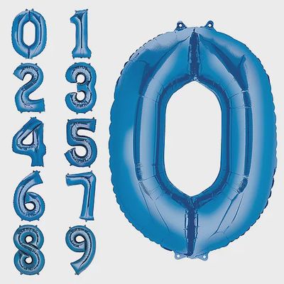 34&quot; Blue Number (528-1-9)