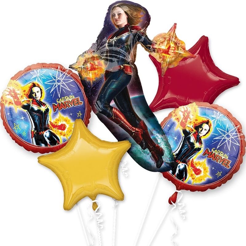 5PC Captain Marvel Bouquet (220)
