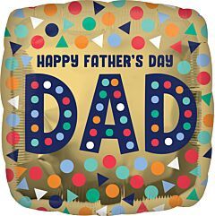 17&quot; Happy Father&#39;s Day Standard Foil