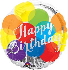 17&quot; Happy Birthday Balloons