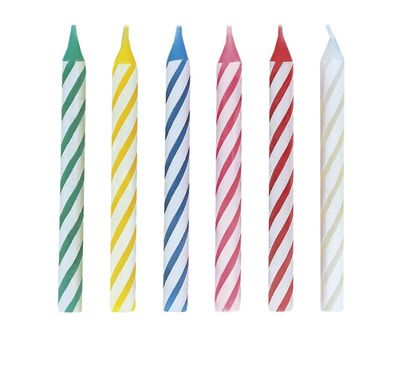24ct 2.5&quot; Birthday Candles