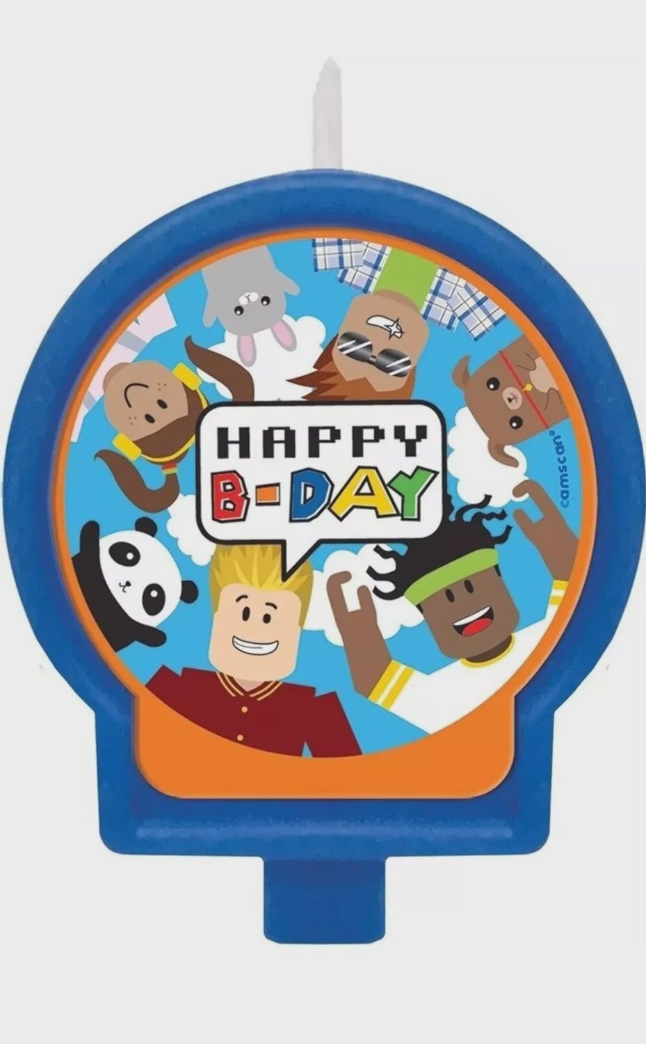 Party Town Birthday Candle