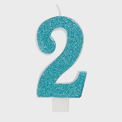 Number &quot;2&quot; Birthday Candles