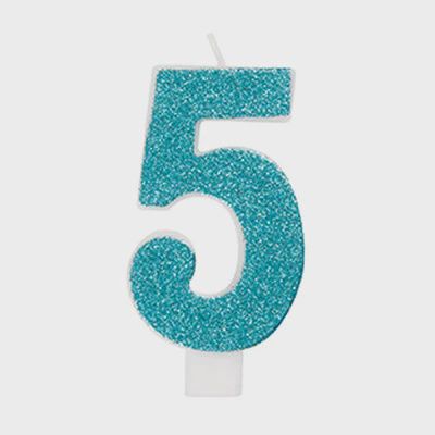 Number &quot;5&quot; Birthday Candles