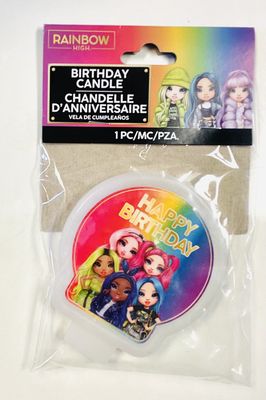 Rainbow High Birthday Candle
