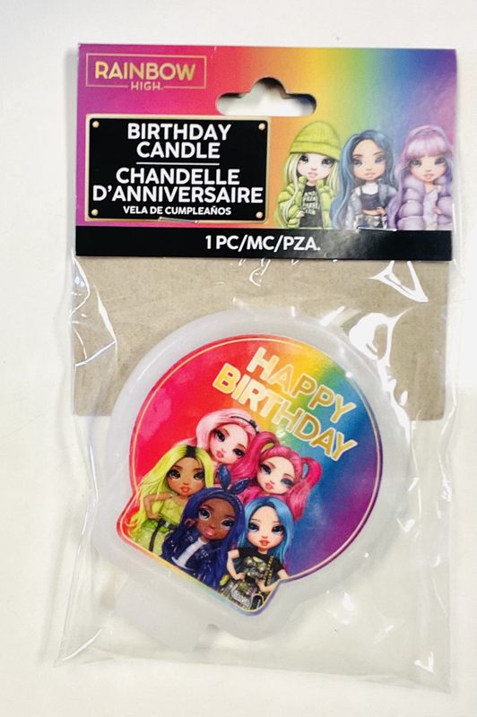 Rainbow High Birthday Candle