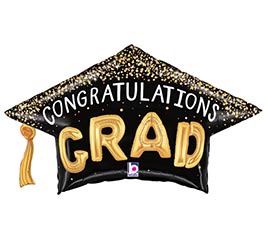 30&quot; Confetti Grad Hat