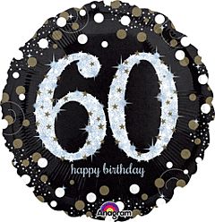 18&quot; Sparkling Birthday 60