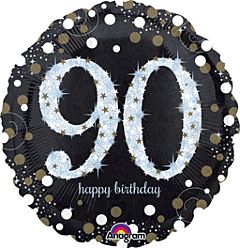 18&quot; Sparkling Birthday 90