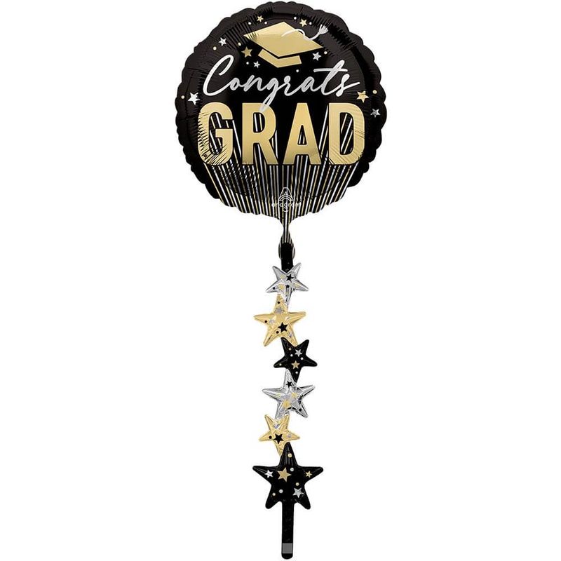 67&quot; Stripes on Stripes Grad Stars