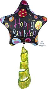 70&quot; Happy Birthday Burst Airwalker