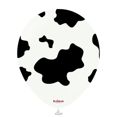 12&quot; Cow Print Latex