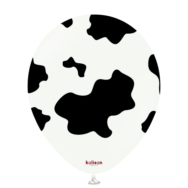 12&quot; Cow Print Latex
