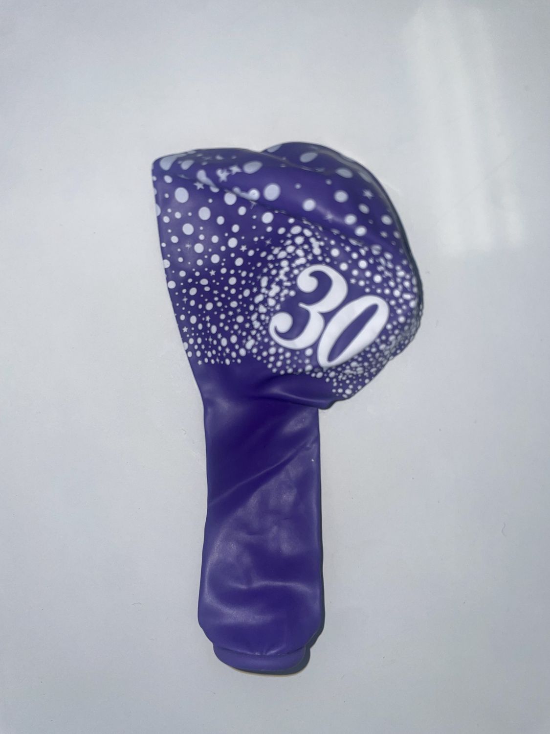 11&quot; 30th Birthday Printed Latex, Color: Purple