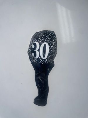 11&quot; 30th Birthday Printed Latex