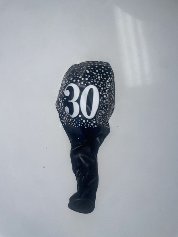 11&quot; 30th Birthday Printed Latex