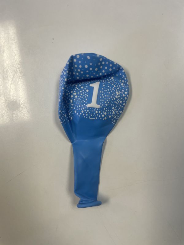 11&quot; Number 1 Printed Latex