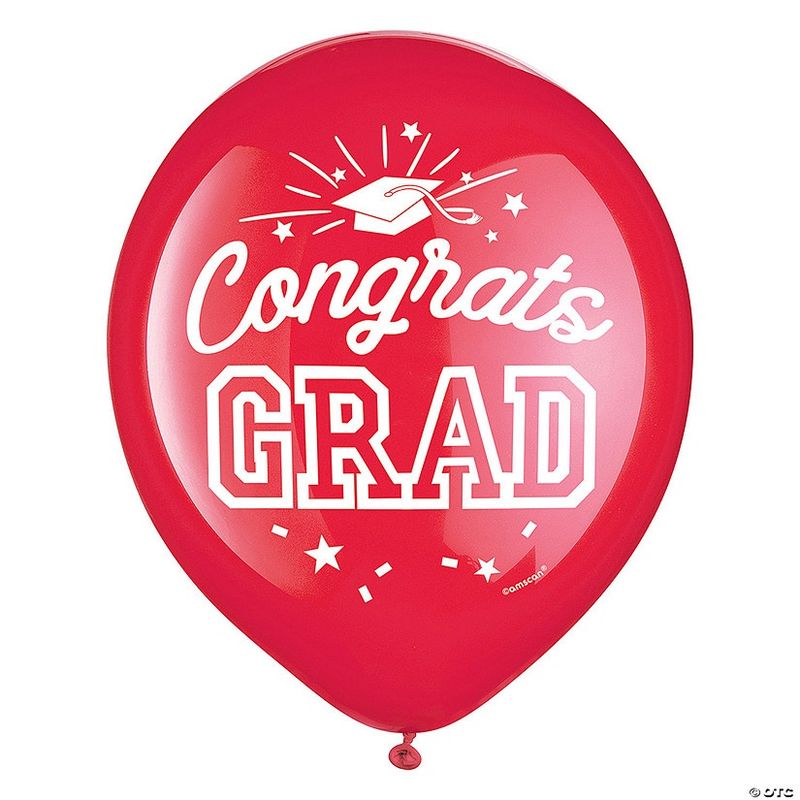 15ct Red Congrats GRAD