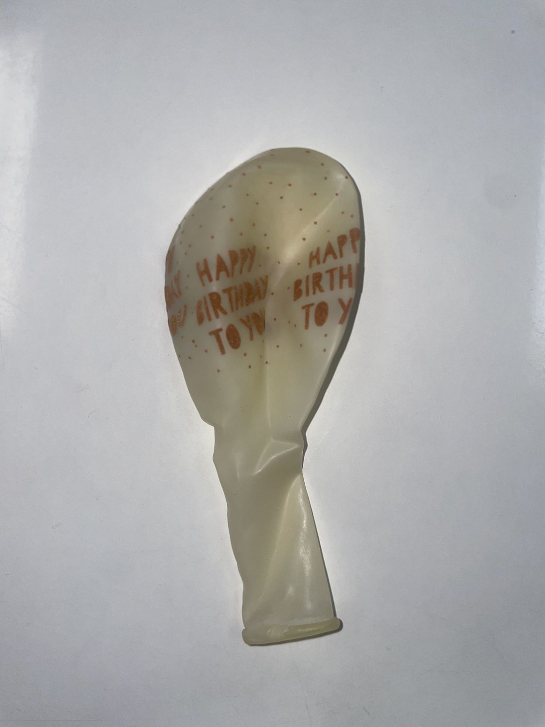 11&quot; HBD To You Printed Latex, Color: Clear