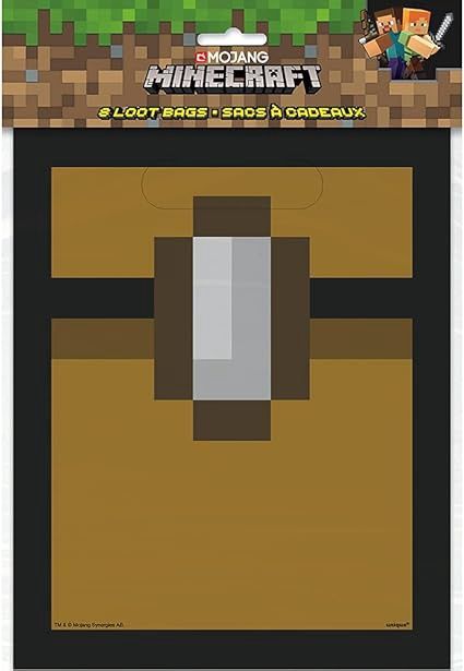 8ct Minecraft Loot Bags