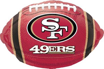 17&quot; San Francisco 49ers Football (1103)
