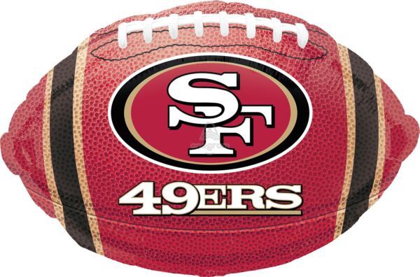 17&quot; San Francisco 49ers Football (1103)