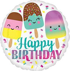 17&quot; Happy Ice Cream Birthday