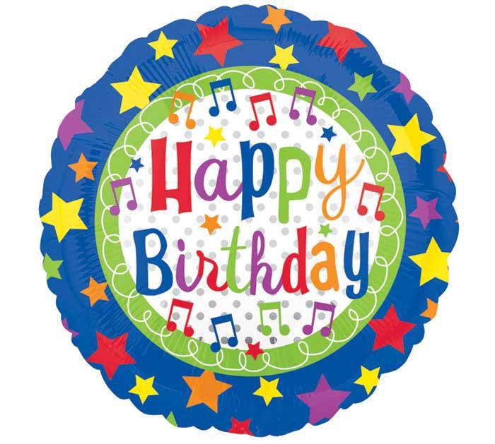 17&quot; HBD Stars