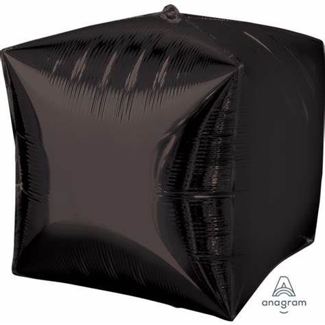 15&quot; Black Foil Cubez