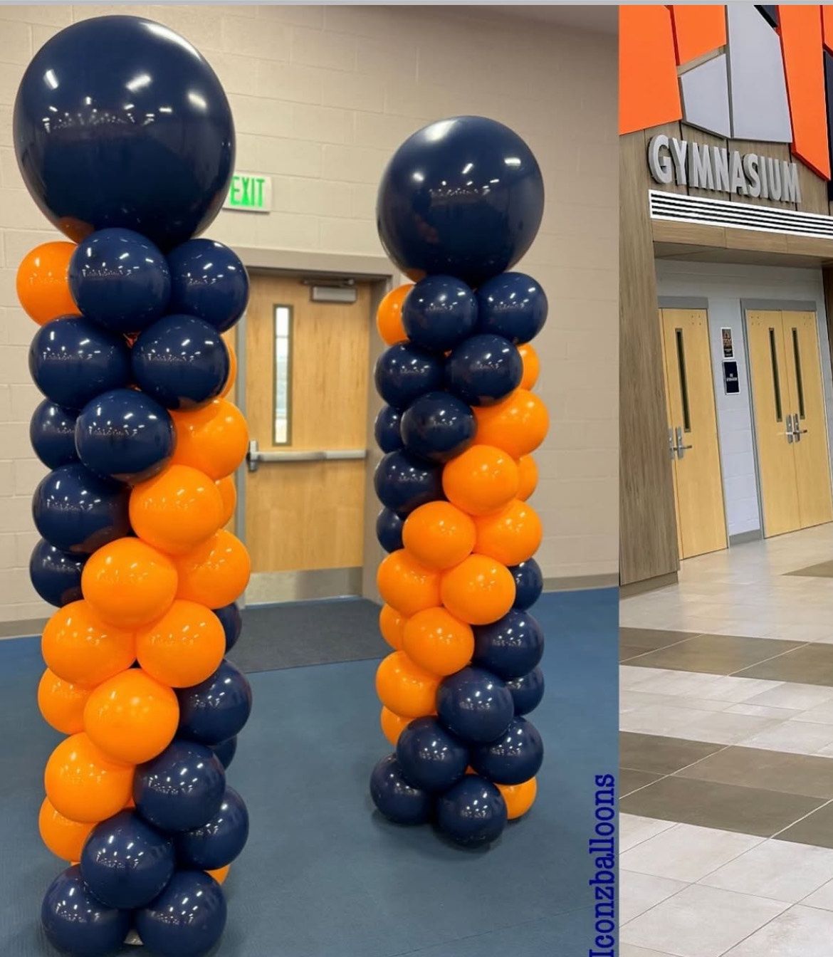 2 Balloon Columns, Style: Standard