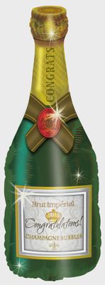 35&quot; Congratulations Champagne Bottle Balloon